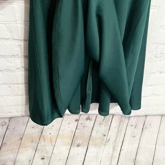 Hunter Green Ruffle Sleeveless Mini Dress Size Small - Picture 6 of 6